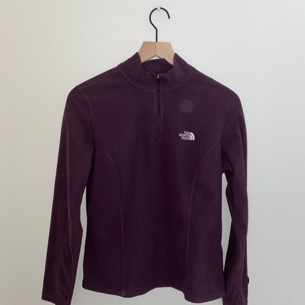The North Face Plum Half-Zip Fleece